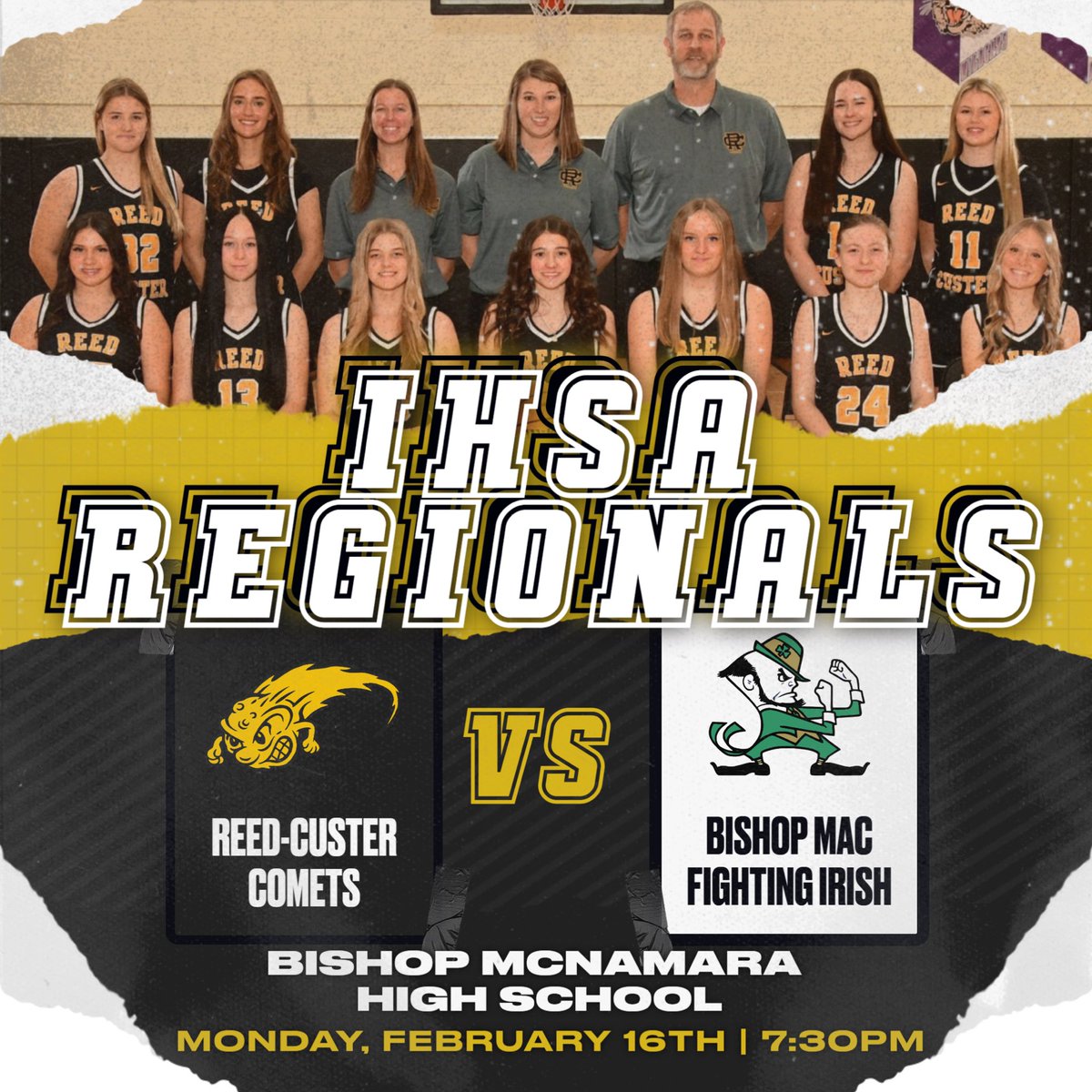 Reed-Custer Girls Basketball tweet media