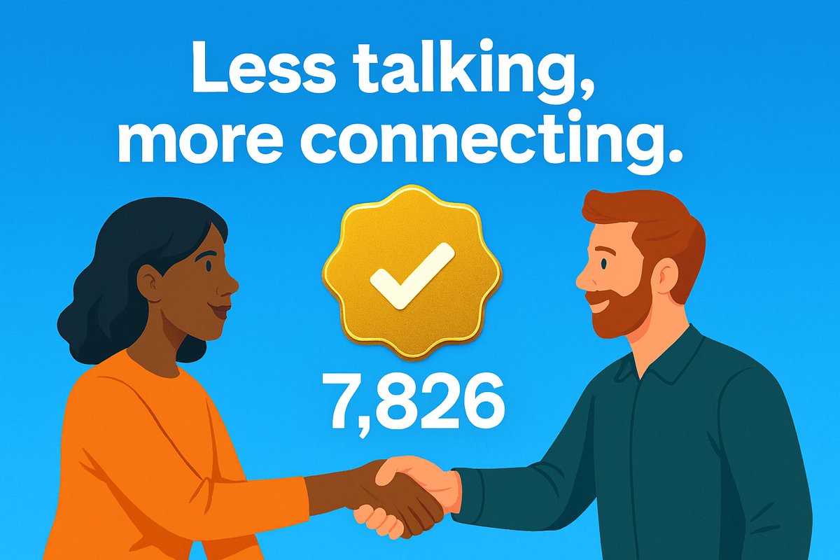 Less talking, more connecting. 🤝

1. Like this post
2. Comment your niche
3. Let's support each other instantly.

Who is first?