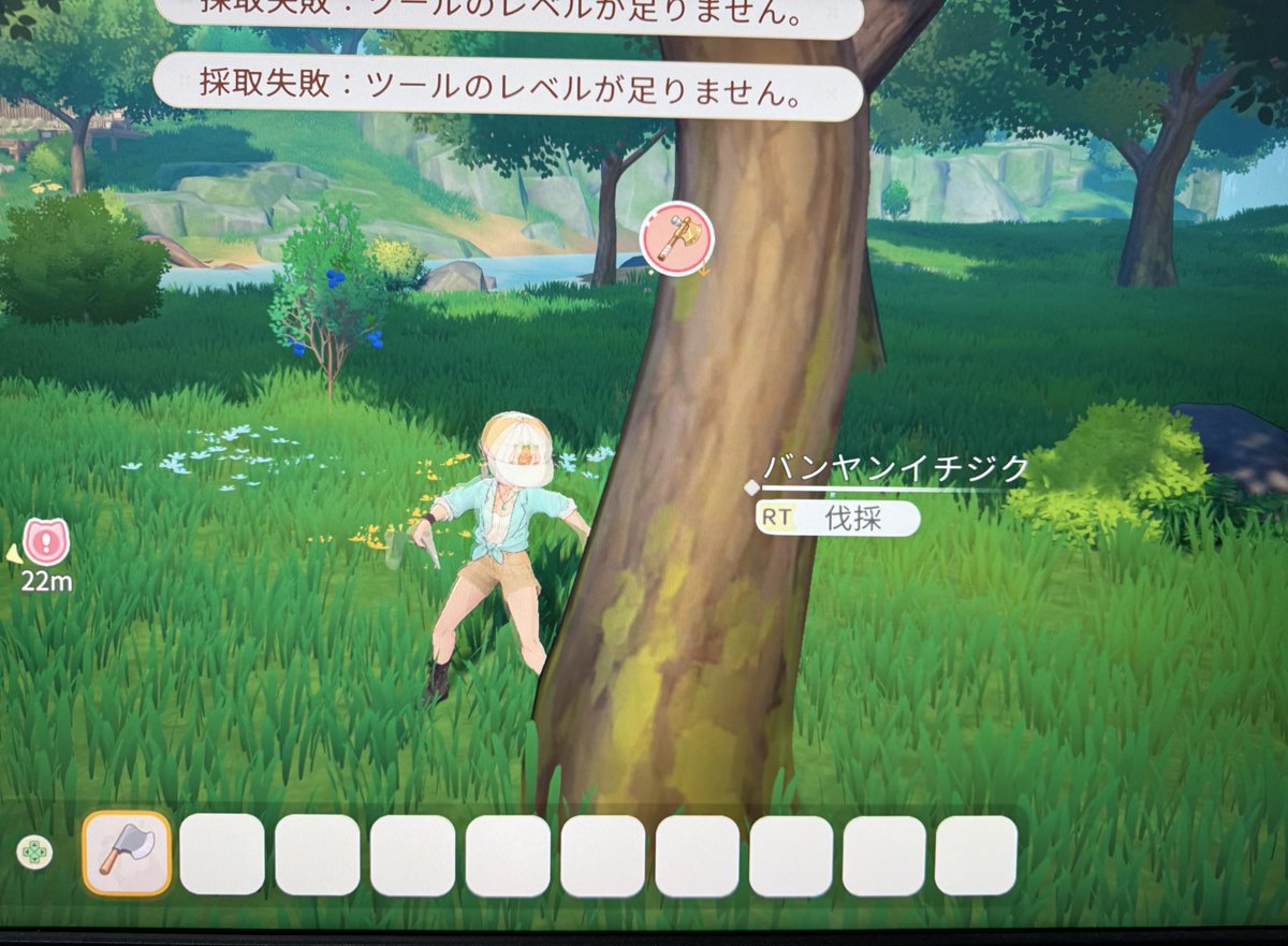 radland24's tweet photo. @chi0_uz ねこって会えるの結構先なんだ？😯
強気価格だし長く遊びたいよねー( ˇωˇ )
正規版からマルチあるんだっ🤔はよきてほし
住民デビューしてさっそく家の入口に木を植える嫌がらせを受けてます😭🌳🏠 https://t.co/ogQu1P7tXH