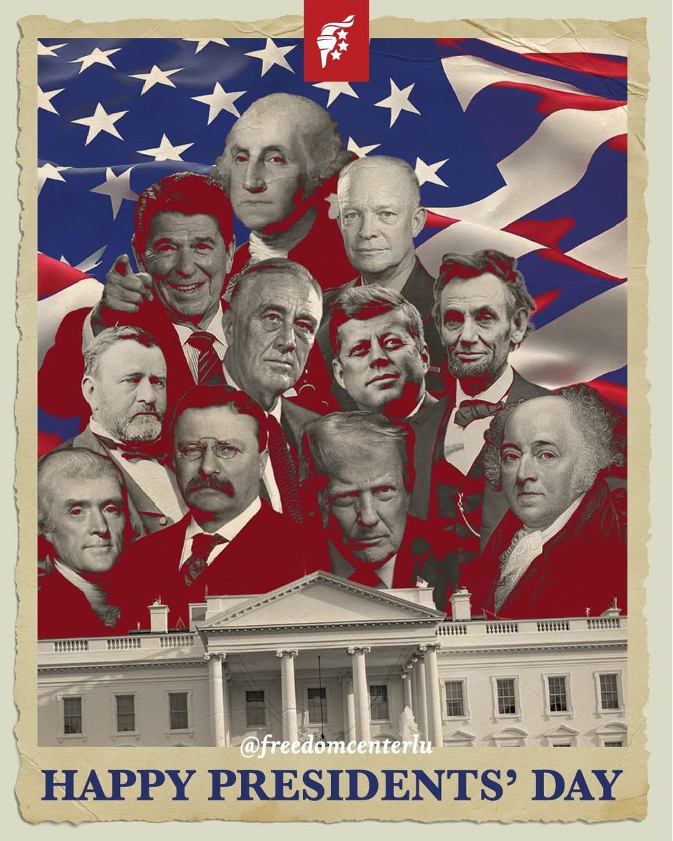 Happy Monday America🇺🇸 
Have a great Presidents’ Day  
♥️🤍💙MAGA♥️🤍💙
<a href="/x4Eileen/">Eileen Bridget🌸</a> ⚔️🌸⚔️
<a href="/GilbertWanda/">Wanda Gilbert🔥</a>
<a href="/JimPidd/">JimPidd</a> 
<a href="/MAGAPowerhouse/">Warrior4Christ</a>
<a href="/th1_thr1/">Tom_Space</a>
<a href="/NathanielSami/">Sami Nathaniel</a>
<a href="/LindaNTx/">🐝 Linda</a>
<a href="/drinkonsaturday/">🚫👁️Drinks on Saturday🇺🇸</a>
<a href="/jake22_h/">Jake H</a>
<a href="/perseverare1776/">AmyLouWho</a>
<a href="/SirFlyzalot/">🇺🇸🇮🇱✈️Sir Flyzalot✈️🇮🇱🇺🇸</a>
<a href="/LionessInMOtion/">RedHotLioness</a>
<a href="/Eb67735B/">e b</a>
<a href="/Oscar65822277/">Oscar</a>
<a href="/eMTBrides/">Larry Conger 🇺🇸</a>