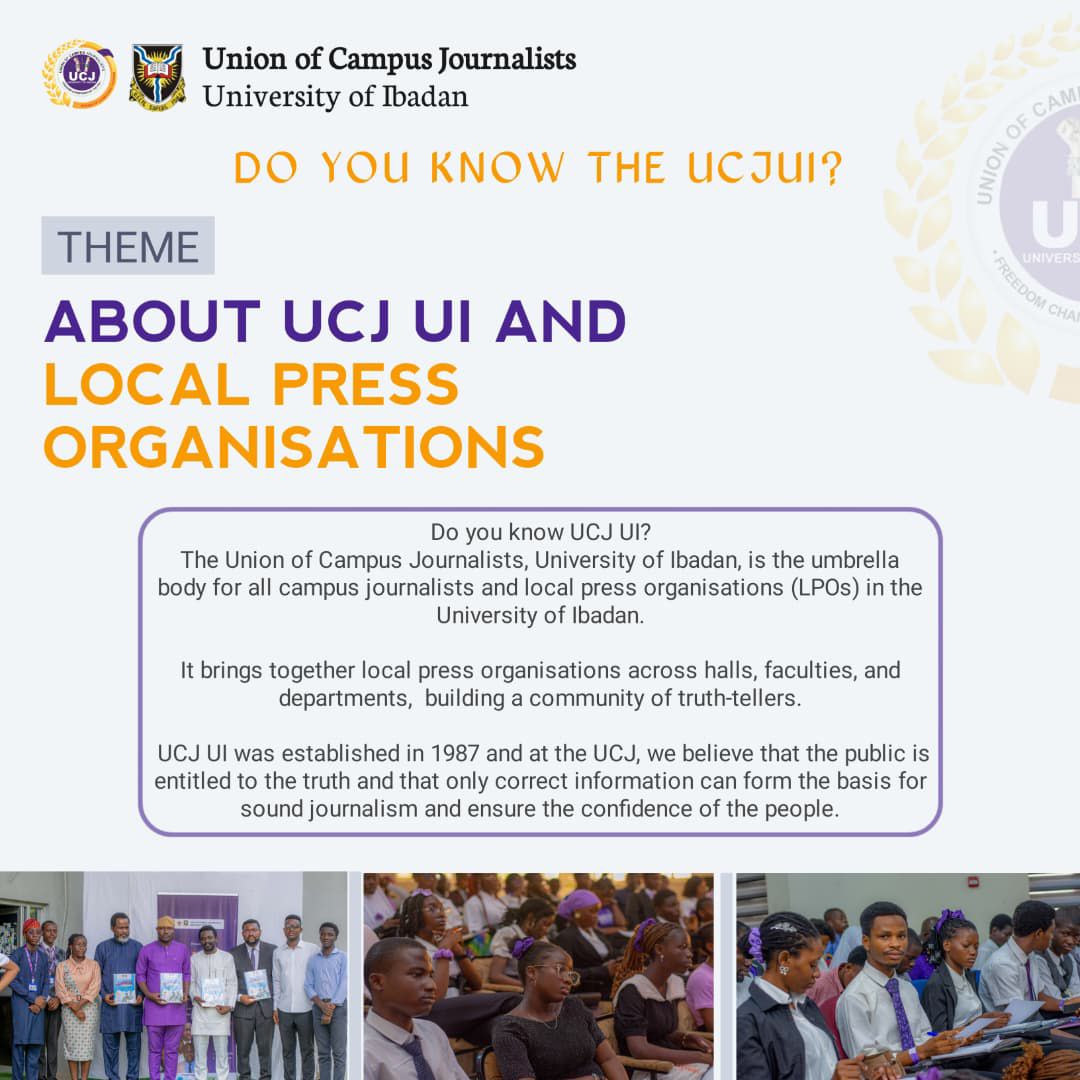 UNION OF CAMPUS JOURNALISTS, UNIBADAN tweet media
