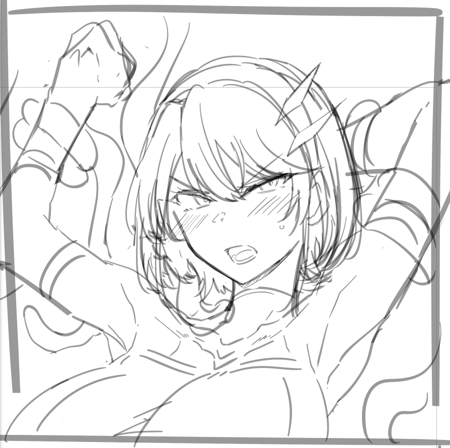 こいつ自分ちの子の腋見せ拘束描くの好き過ぎだろ… 