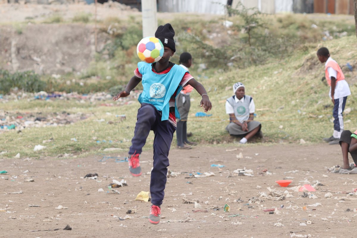 GreenKenya2's tweet photo. What keeps us going? The smiles on children’s faces when our Community Coaches walk in with a soccer ball. In that moment, everything changes laughter, joy, freedom. That’s why we show up: to build strong minds and brighter futures.

What keeps you going?
#greenkenya https://t.co/eB87Qq17Ec