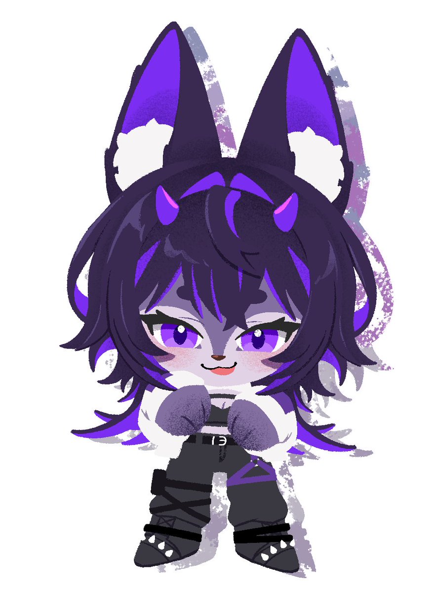 새 브러쉬로 무테 연습❣️💙💜
#먀나난_art #Rosehell_art