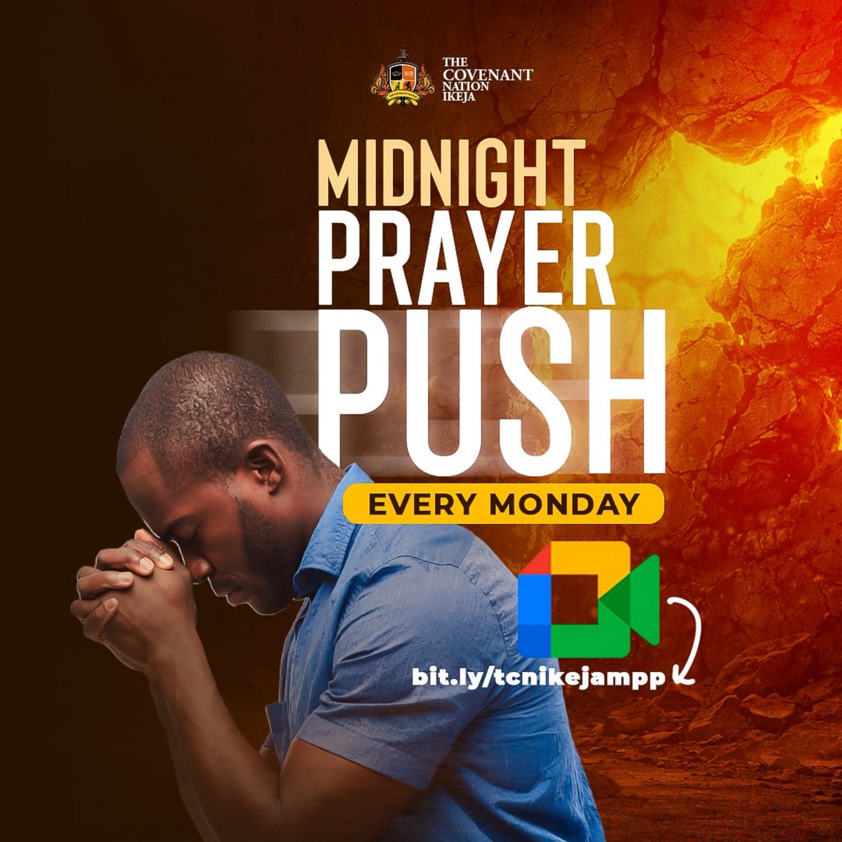 Join us online as we push together in prayers.

You can join via bit.ly/tcnikejampp.

#TCNIkeja #TCNIkejaCentre #PrayerPush