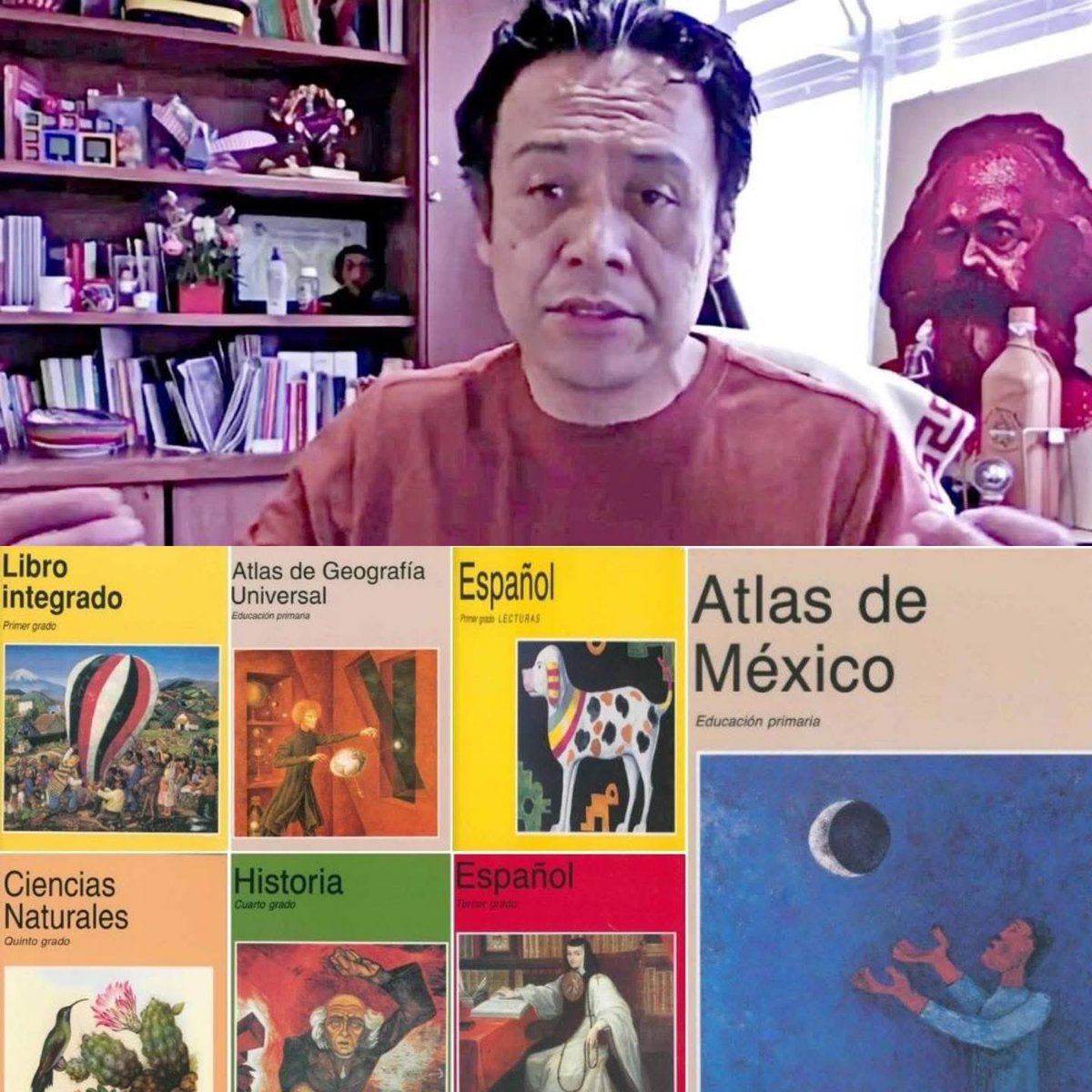 QUE VUELVAN LOS ANTIGUOS LIBROS 📚 📕 

En redes sociales está circulando una petición que se ha vuelto viral en las últimas horas

La gente pide que con la salida de Marx Arriaga, los usuarios de redes sociales están pidiendo que se destruyan los libros creados por el comunista,