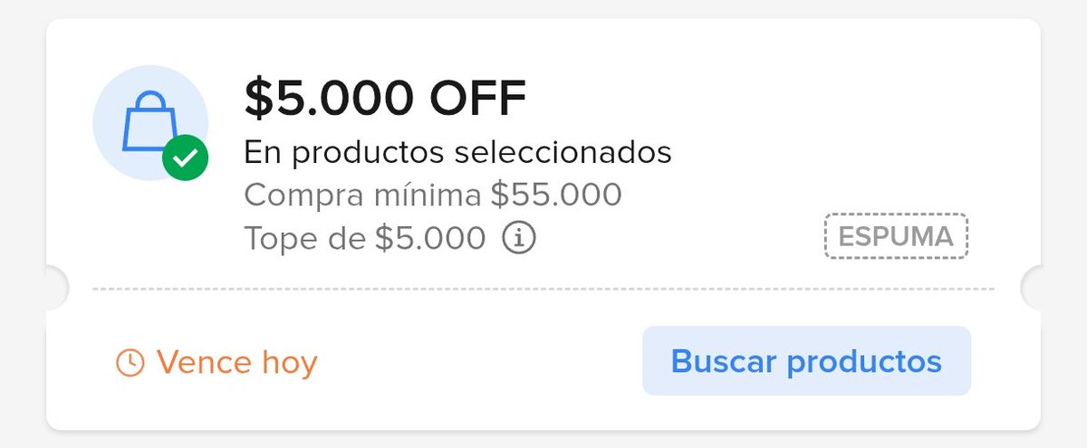 AhorrandoAndoAr's tweet photo. CUPÓN DE MERCADO LIBRE!!!
PARA TODOS 🔥🔥🔥

Es para productos seleccionados

De: $5.000
Código: ESPUMA
Compra mínima: $55.000

Lo ingresan acá en cupones:
https://t.co/LiFQjEjNFV https://t.co/3q8unUEQGB