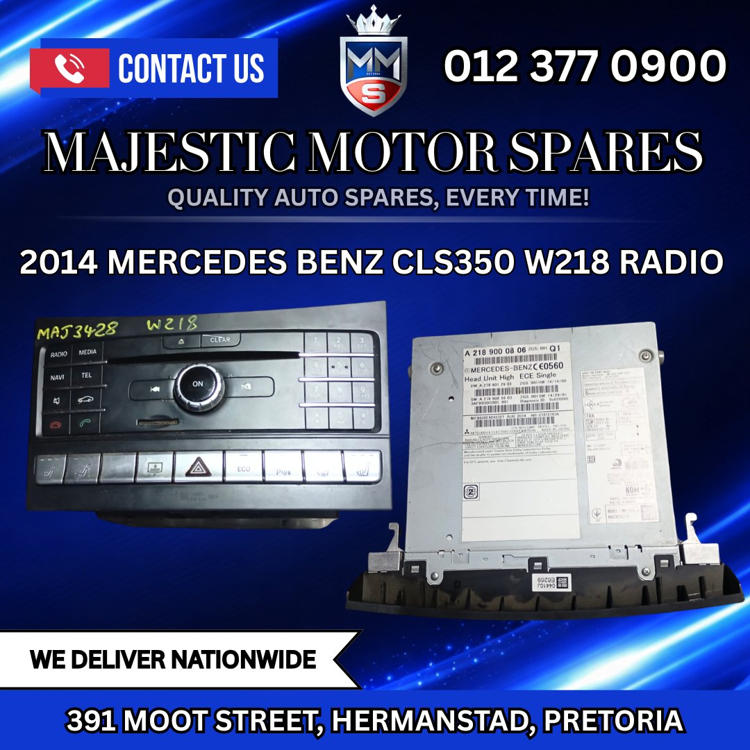 SpareMotor's tweet photo. 2014 Mercedes-Benz CLS350 W218 Radio – Used | For Sale
#MercedesCLS350 #W218Radio #UsedMercedesParts #MercedesBenzSpares #InteriorComponents
View online: https://t.co/w3TNveYubg https://t.co/0nhdCy1Lgf