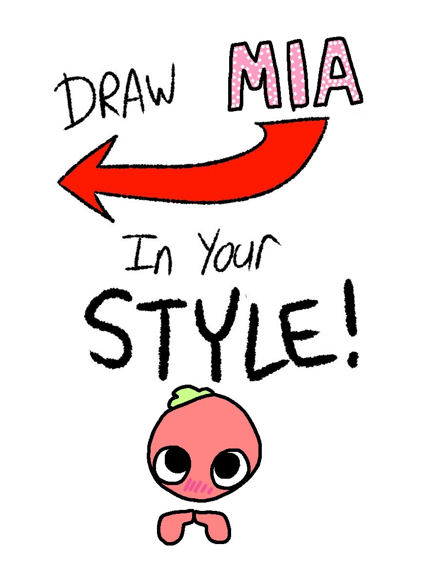 'tis Mia Week so it is time for a whole week of Mia art 'o'
(I know it really should've been last week but I had no time to make anything)

As is tradition the Mia drawing event is on if anyone is willing to draw her but we got a proper reference for her now which is neat 'v'
