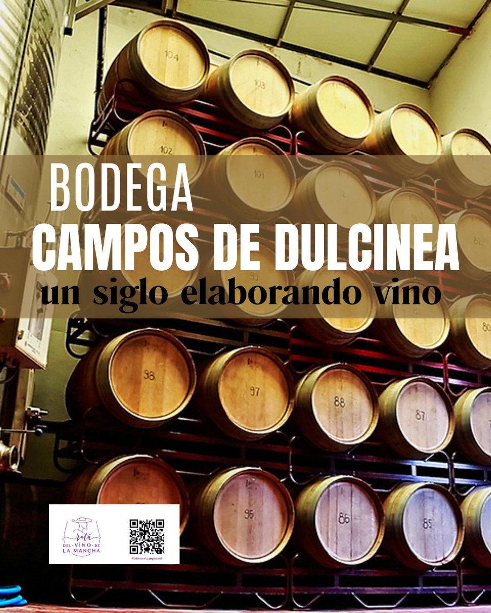 rutavinomancha's tweet photo. UN SIGLO celebra nuestra @BodegaDulcinea y qué mejor para celebrar 1️⃣0️⃣0️⃣ años elaborando vino en el mayor viñedo del 🌏 que venir a 📍El Toboso a vivir una experiencia enoturística que combine Visita a Bodega y Ruta Literaria

❗Entra en https://t.co/cyrEU5wbdm y resérvala https://t.co/O6OF3C8RG2