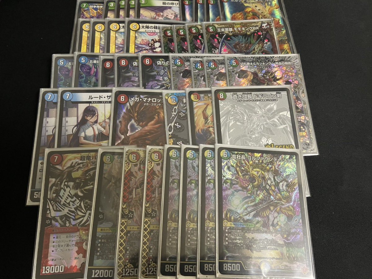 今回のファンフェスで使ったデッキです！ 特にオリジナルはゴル