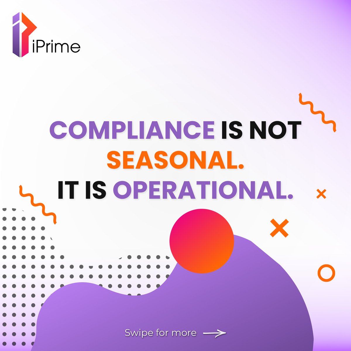 iprimehrcompli's tweet photo. Compliance isn’t monthly.
It’s daily discipline.

Clean records. Accurate payroll. Proper documentation.

Stop last-minute pressure. Build structured control.

Schedule a Compliance Review:
https://t.co/nCANrhJRk3

#ComplianceRoutine #BusinessSystems #iPrime #StatutorySupport https://t.co/ZkShkw2NdI