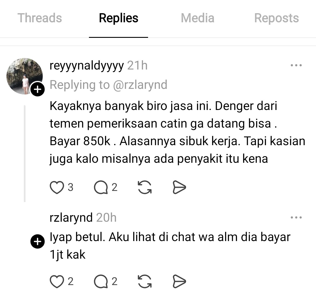 Kecolongan 😢 kasian pasangannya yg gak tau apa2. Padahal tahap tes darah adalah tahap penting loh sebelum pernikahan.
Untuk yg mau menikah, hati-hati ya 😢🙏 please. Tolong belajar dari kakak ini.