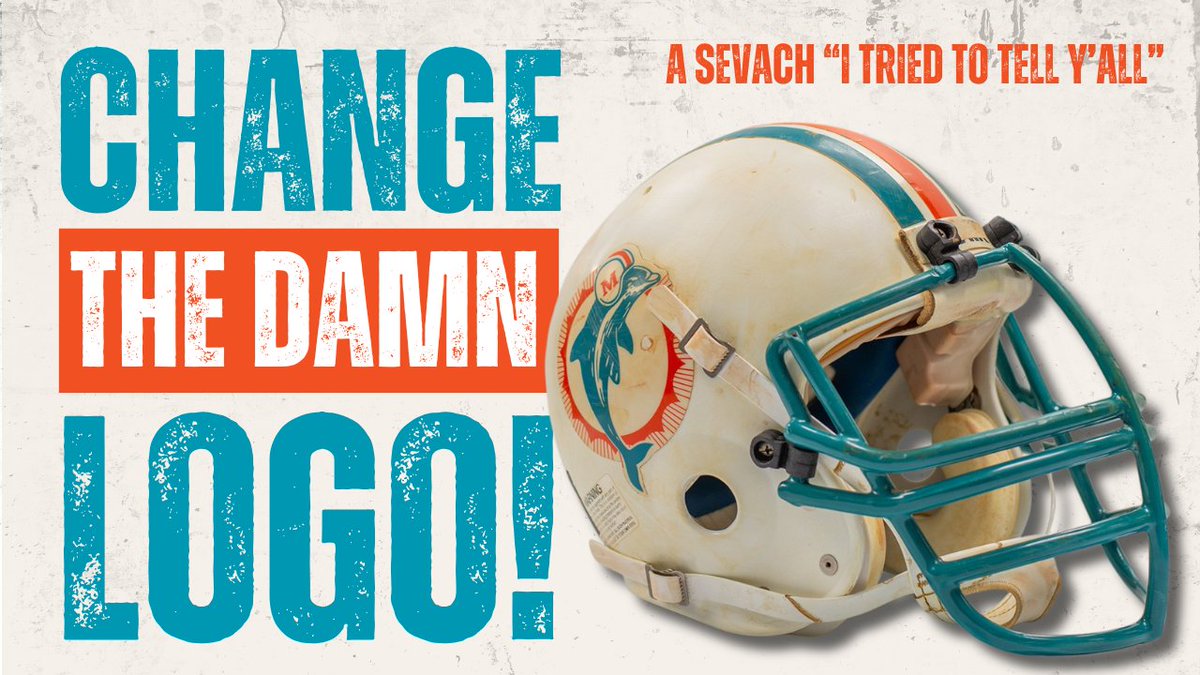 TheFishTank81's tweet image. During a recent "I Tried to Tell Y'all" segment, our producer, @SeriouslySevach, really let us know how he feels about the current Miami Dolphins logo. #DiveIn

youtube.com/watch?v=wUeOVk…

@ojmcduffie81 @TeamLevit @DolphinsTalk