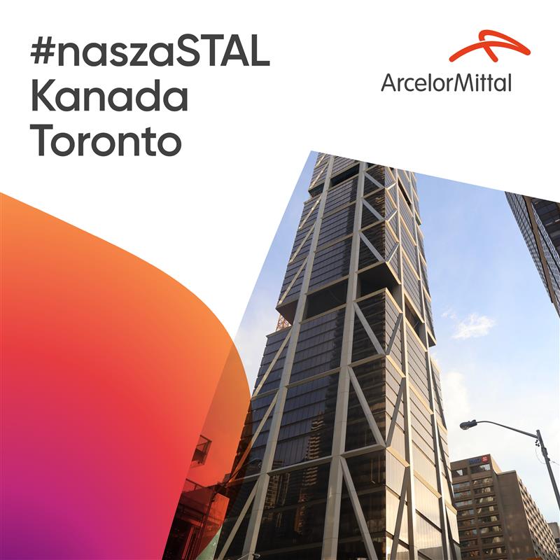 ArcelorMittalPL's tweet photo. 🇨🇦 W Toronto powstaje 300-metrowy wieżowiec One Bloor West z użyciem #naszejSTALI. Do stworzenia węzłów i kształtowników wieży inżynierowie użyli stali HISTAR® ASTM A913, która cechuje się wysoką wytrzymałością oraz plastycznością, tym samym pozwalając na stosowanie cieńszych i lżejszych elementów konstrukcyjnych.