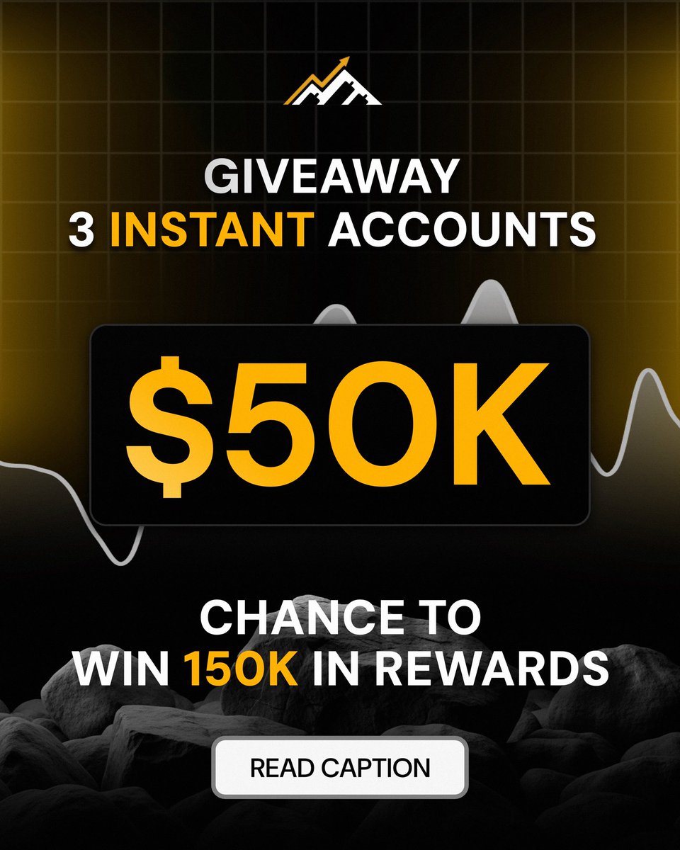 🚨 3 INSTANT ACCOUNTS GIVEAWAY 🚨

We’re giving away 3 Instant Accounts to 3 traders ready to prove themselves.

How to enter:
1️⃣ Follow <a href="/Pipstonecapital/">Pipstone Capital</a>
2️⃣ Join our Discord (link in bio)
3️⃣ Share this post on your story + tag 2 friends
4️⃣ Comment once only — multiple comments =