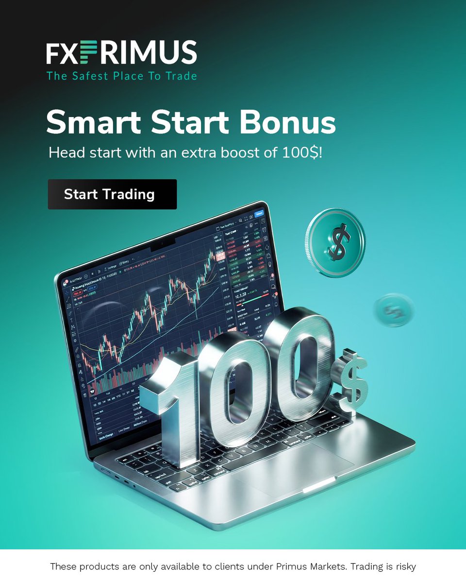 FXPrimusoffical's tweet image. Double your first deposit with a 100% bonus at FXPrimus.

Start trading with extra power and explore the markets with confidence.

T&amp;amp;Cs apply.

#Trading #Bonus #FXPrimus