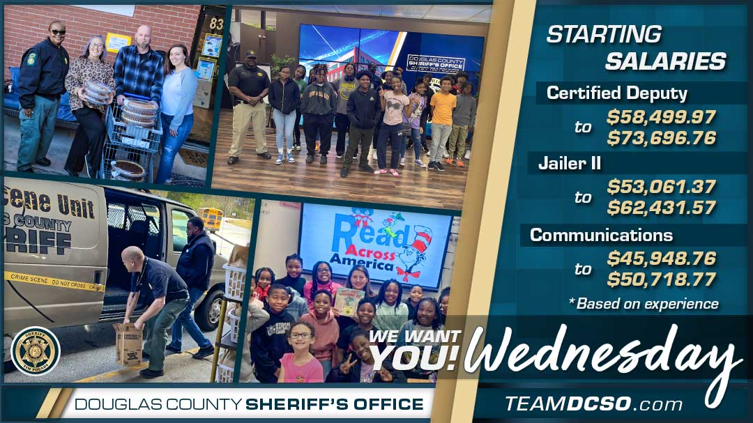 WE WANT YOU WEDNESDAY 💫 DCSO deputies aren't just officers—we're your neighbors who understand our community's unique needs. Join our team &amp; help protect the place you call home. Apply: sheriff.douglas.ga.us/careers#WeWant… #JoinDCSO