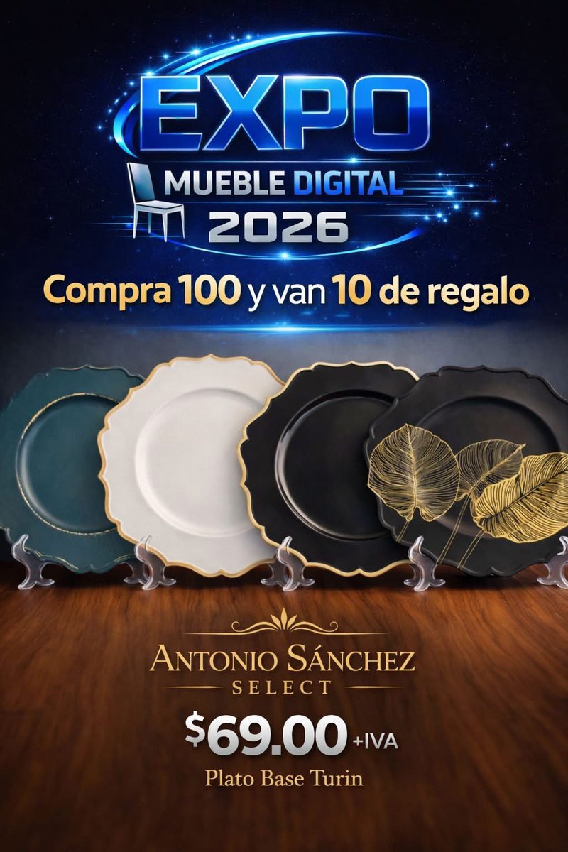 🔥✨ LOS PLATOS DE TENDENCIA MÁS INNOVADORES ESTÁN EN LA EXPO MUEBLE DIGITAL 2026