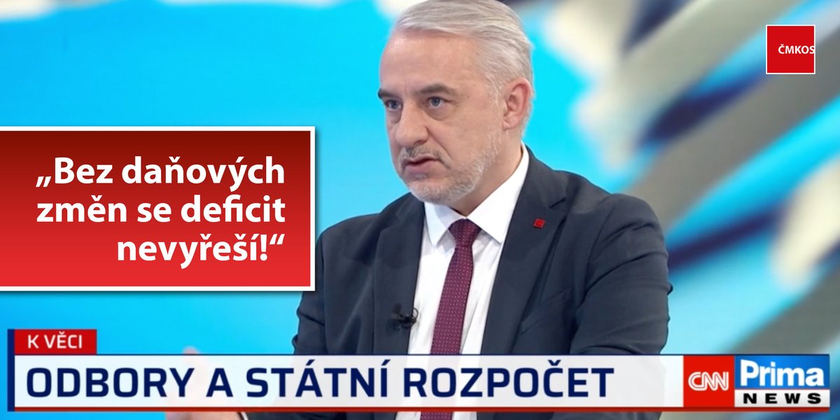 odbory's tweet photo. Sněmovna podpořila v prvním kole základní rámec rozpočtu 2026. Pozitivní? Drží investice. Negativní? Ignoruje systémové výpadky příjmů. Podívejte se na rozhovor s @JStredula na @CNNPrima - 👉 https://t.co/OO0ecXslOL
#CMKOS #Rozpocet2026 #JosefStredula #Duchody #Investice 🧵 https://t.co/SM32bai7u9