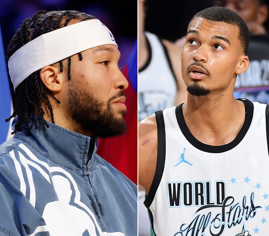 « Wemby est un leader »

Jalen Brunson d’accord avec Anthony Edwards sur le fait que Victor Wembanyama est le joueur qui a donné le ton du All-Star hier :

« Oui, je pense que Wemby est un leader, et je trouve ça fantastique la manière dont il se comporte. C’est fantastique pour