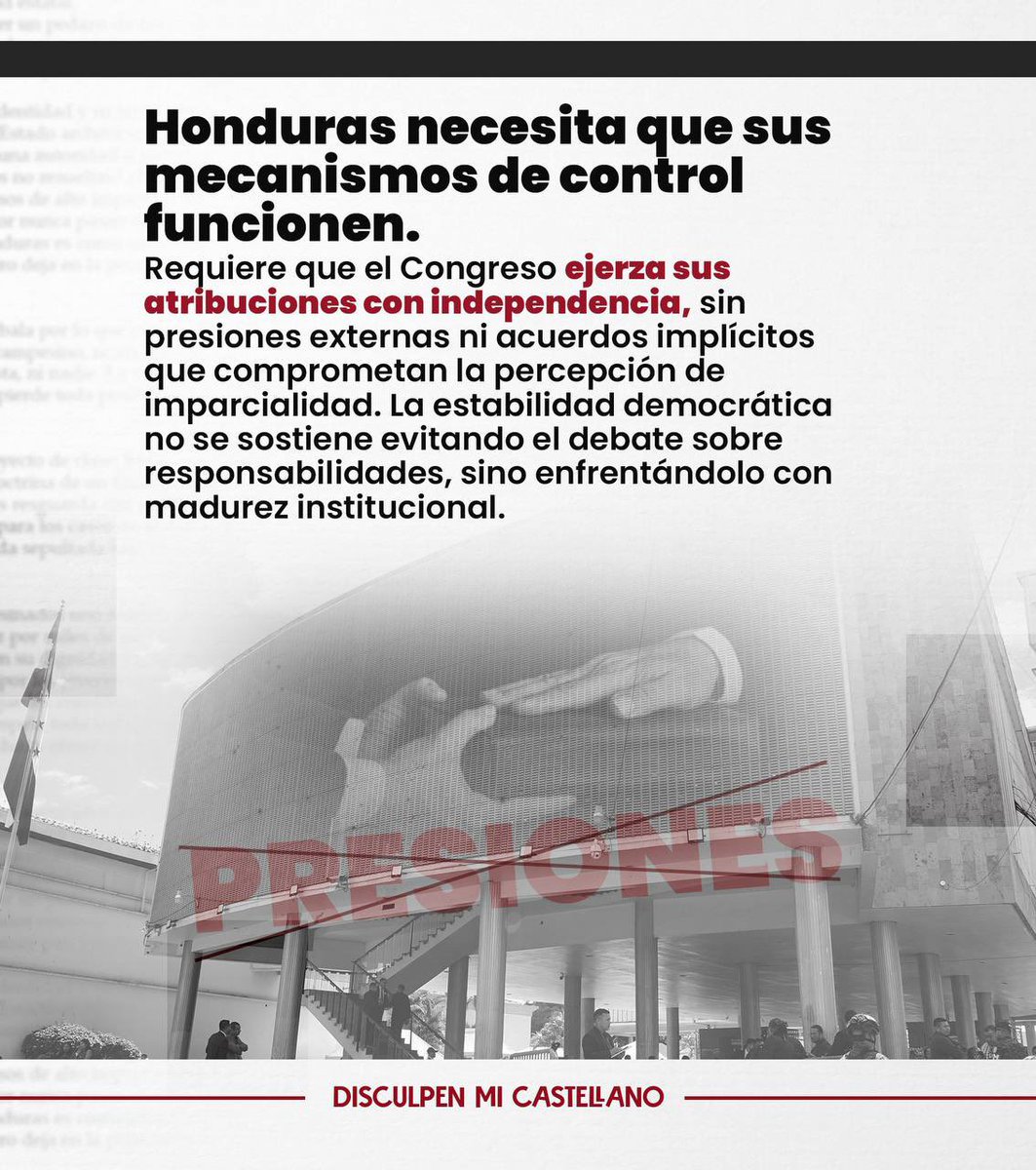 DISCULPEN MI CASTELLANO

Juicio político o políticos en juicio

La Constitución no le concede al Congreso Nacional un papel decorativo; le confiere una función de resguardo.
 
Cuando el Estado de Derecho se fractura —por actuaciones contrarias a la Constitución, por negligencia