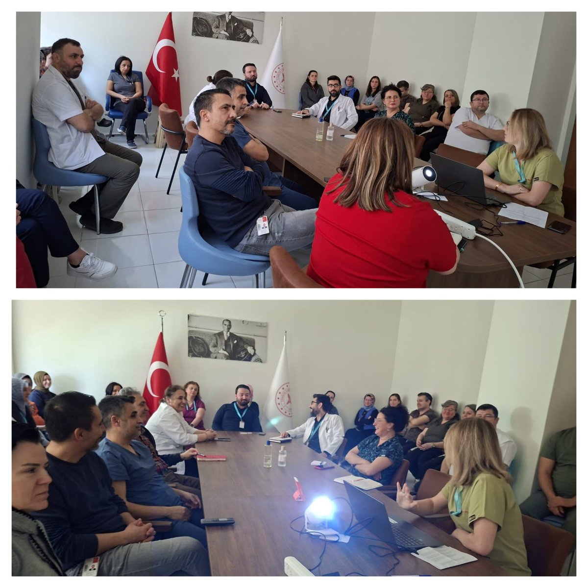 Biga Devlet Hastanesi olarak, hizmet kalitemizi artırmak ve çalışanlarımızın mesleki yetkinliklerini en üst seviyeye taşımak amacıyla 2026 Yılı 1. Eğitim Komitesi Toplantımızı başarıyla gerçekleştirdik#EğitimKomitesi #SağlıktaKalite #Gelişim #HizmetİçiEğitim #Biga #SağlıkYönetimi