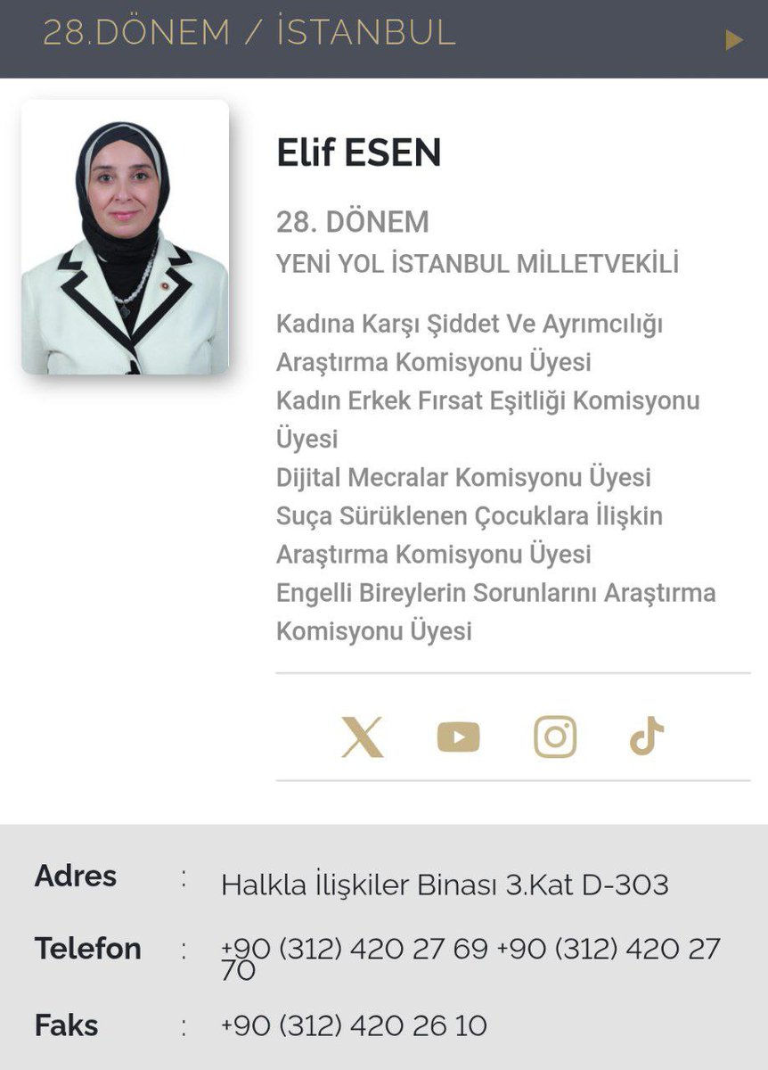 Kadem Kurucu Üyesi ve Milletvekili 
Elif Esen bebeklerin ve çocukların Epsteinci Batı'nın ürettiği 50 doz kimyasal aşı ile zorla aşılanması için kanun teklifi verdi. Bir çok parti de buna imza attı. Hakkım haram olsun. Canımı ortaya koyarım yine de çocuklarıma aşı yaptırmam...