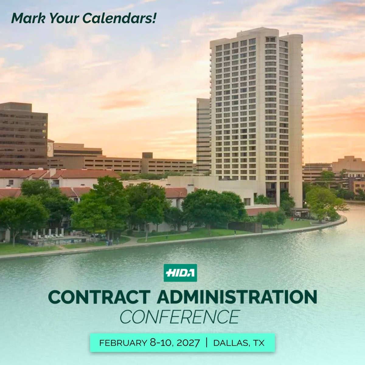 Mark your calendar for the 2027 Contract Administration Conference: Feb 8–10, 2027, in Dallas, TX. This conference brings together professionals focused on contract admin, pricing accuracy, chargebacks &amp; more. Join the #ContractAdmin27 interest list: hubs.ly/Q04333Ln0