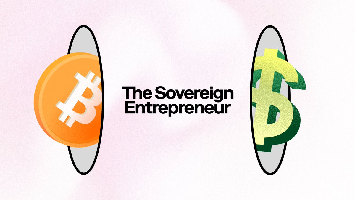 The best business ideas shouldn't be held hostage by traditional banks. 👩‍💻

Starting a business usually requires begging a bank for a loan or selling your equity (and your BTC) to fund your vision. It’s a high-friction, low-sovereignty path.

But Bitcoiners are builders 🧵