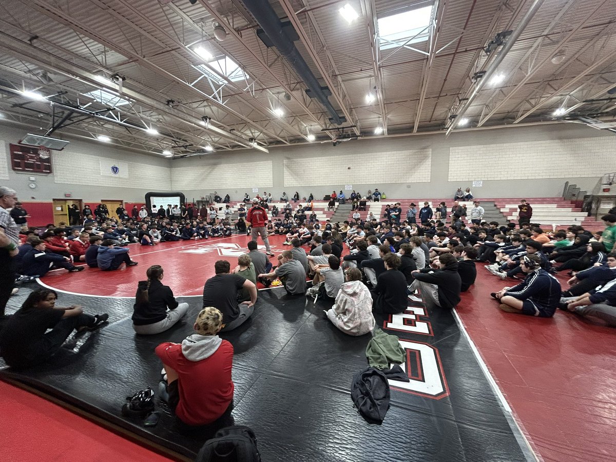 North Attleboro Futures Tournament is getting ready to start. Excited to see the future of KP Wrestling compete today.