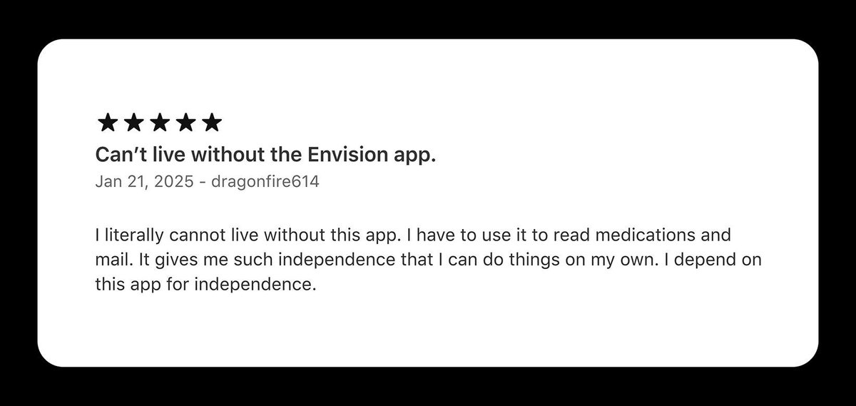 Envision tweet media