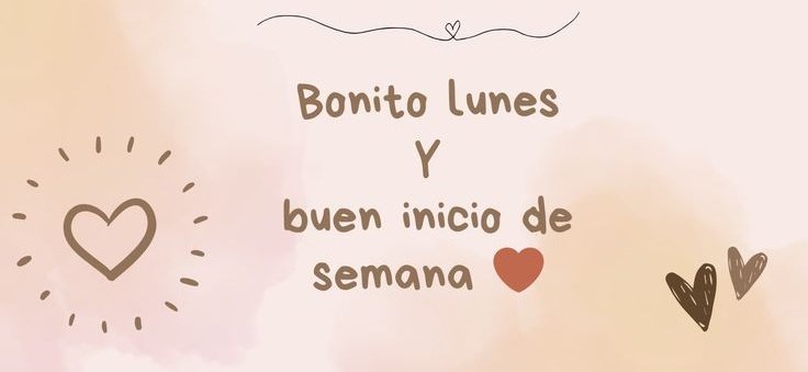 Bendecido inicio de semana 🙏 
¡Muy buenos días! 🤗
