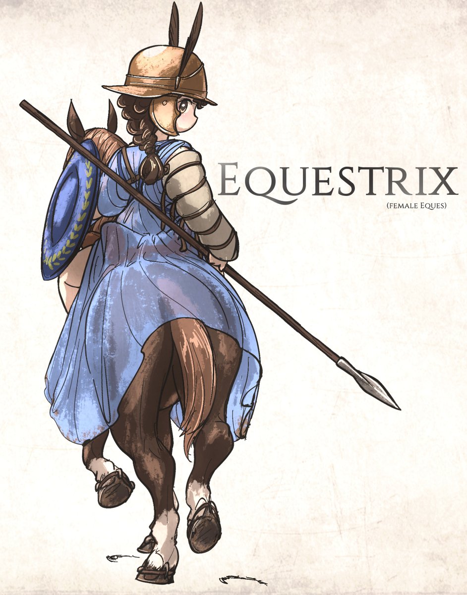 Ironlilyart's tweet photo. Gladiatrix Eques https://t.co/87FvQuKbSl