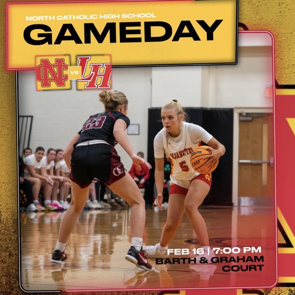 NCHSGirlsBB's tweet image. GAME DAY ‼️

First round of the WPIAL Playoffs start tonight 😤

🆚 Laurel Highlands
⏰ 7:00
📍 North Catholic HS

Link to tickets 👇🏼

gofan.co/event/6099345?… 

#Trojanettes ❤️💛