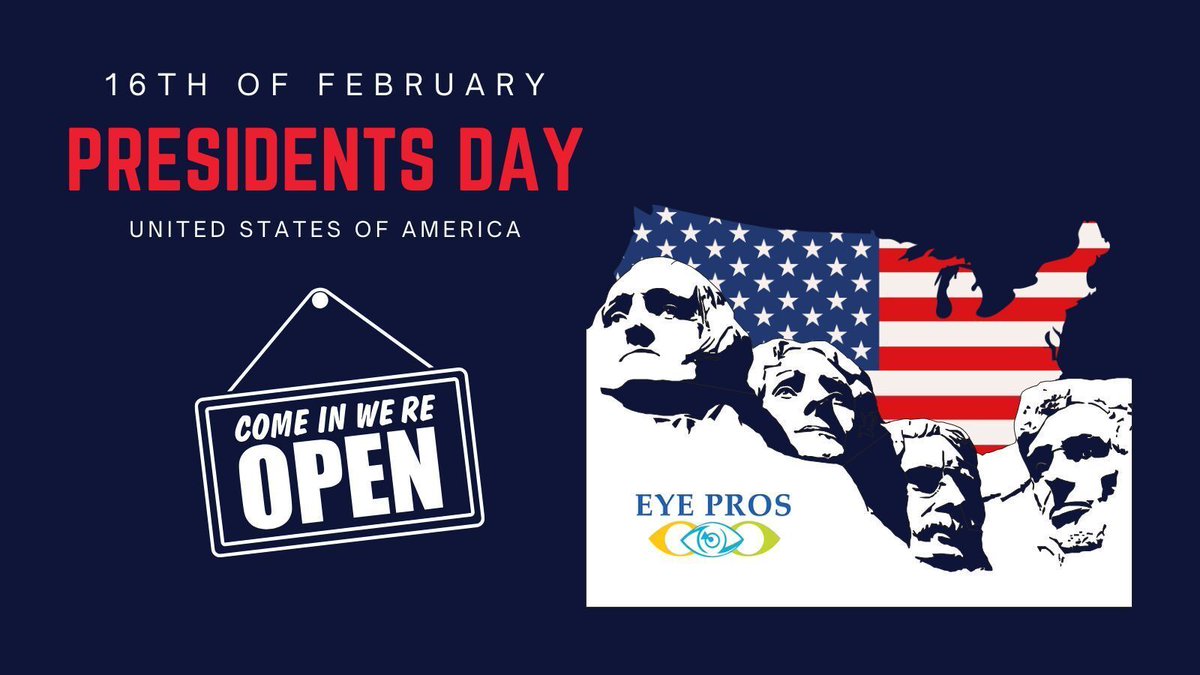 the_eye_pros's tweet image. Happy President’s Day!

“The future depends on what you do today.” — George Washington

We’re open 9–6 and ready to help you see your future a little clearer. 👁️✨ Book your visit anytime!

#PresidentsDay #EyePros #ClearVision #SeeBetter
