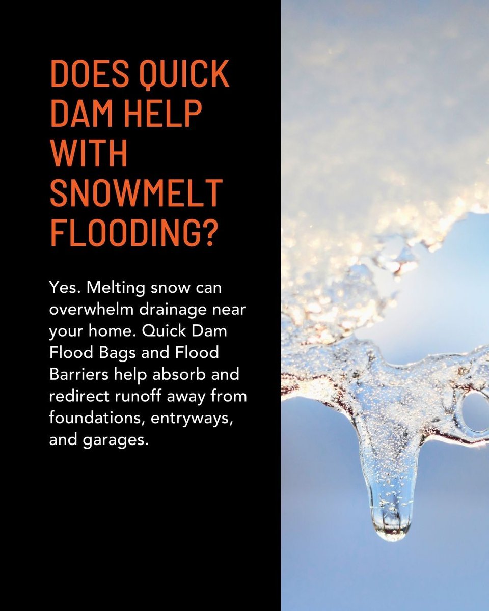 QUICKDAM's tweet image. We’re out of the office today, but water issues don’t take holidays.
Here are answers to some of the top questions we get about how Quick Dam works to protect your property.

Find more answers: hubs.la/Q042B9z60

#QuickDam #FAQs #FloodProtection #Snowmelt #BasementFlooding