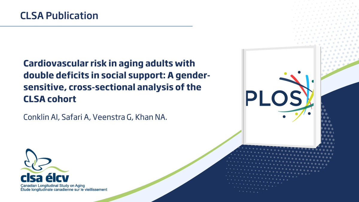 Canadian Longitudinal Study on Aging (CLSA) tweet media