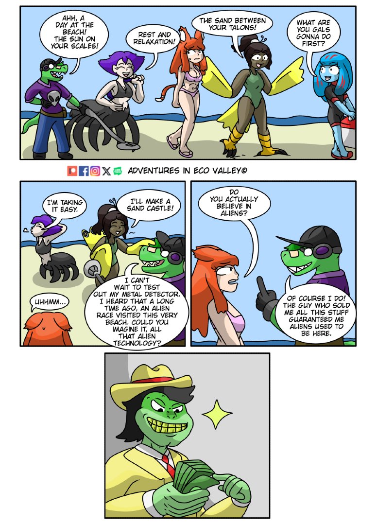 TheEcoValley's tweet photo. Part 1 of a new story.

#ecovalley #comics #art #webcomic https://t.co/j13tPYgR7p