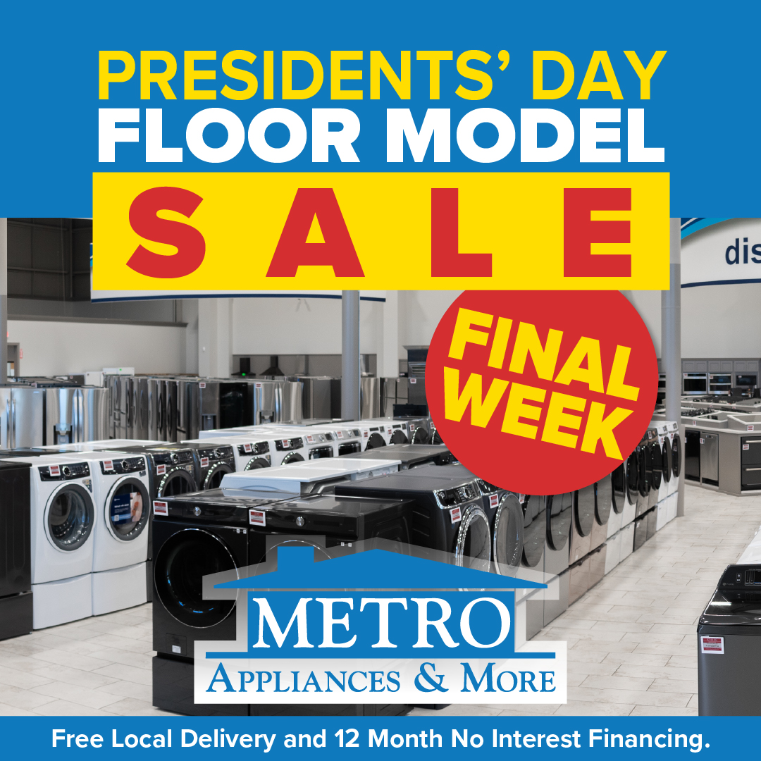 This Presidents' Day, upgrade your home with savings you can stand behind.
Whether it’s a kitchen refresh or a long-overdue appliance replacement, our team is here to help you choose the right fit for your space and your budget.
