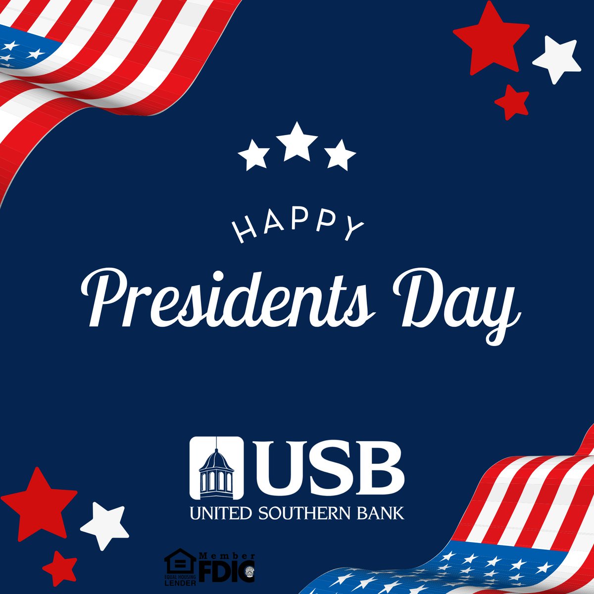 All United Southern Bank branches &amp; ITMs will be closed today, Monday, February 16th, in observance of Presidents Day. 

You can access your accounts online here: usbky.myebanking.net