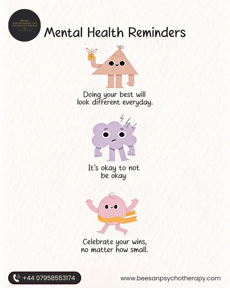 Your healing journey won’t look the same every day — and that’s okay 🤍
Some days you thrive. Some days you survive. Both count.
Be gentle with yourself, celebrate the small wins, and remember… you are doing better than you think.

#MentalHealthMatters #ItsOkayToNotBeOkay