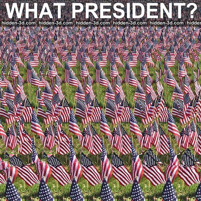 Happy Presidents' Day! What president do you see in this #MagicEye?