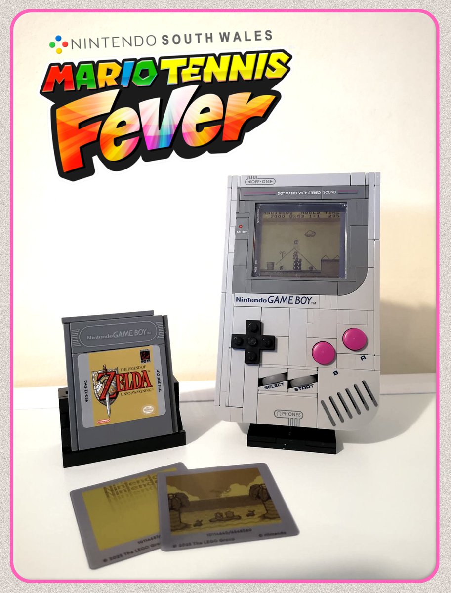 Nintendo_SW's tweet photo. ๐ฎ๐น๏ธ As a fun bonus, we'll be bringing along the #LEGOGameBoy to our NSW #MarioTennisFever event in Cardiff on Sat, 28th February. 11am to 5pm
Attendees can experience the interactive elements of the build, inc. swapping out the displays and cartridges
https://t.co/CE3MtxnW6O https://t.co/C7x1s8IiQ9