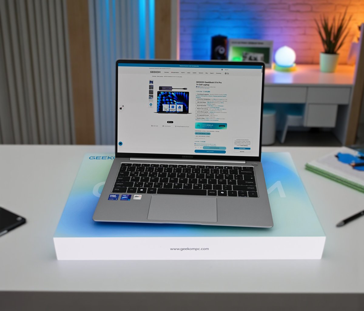 nbc_net's tweet image. Compact premium ultrabook with powerful 2.8K OLED display and Core Ultra review - Geekom GeekBook X14 Pro dlvr.it/TQzsRj #Ultrabook #TechReview #OLEDDisplay #GeekBookX14Pro #CoreUltra