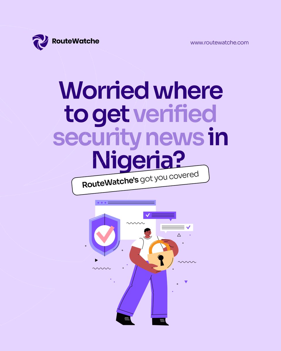 RouteWatche's tweet photo. You can't afford to be unaware in 2026.  

And no, you don't have to believe every news you see on social media to be in the know. 

RouteWatche only posts authentic and verified news in Nigeria to help you cut through the noise. https://t.co/n6GM4COZXS