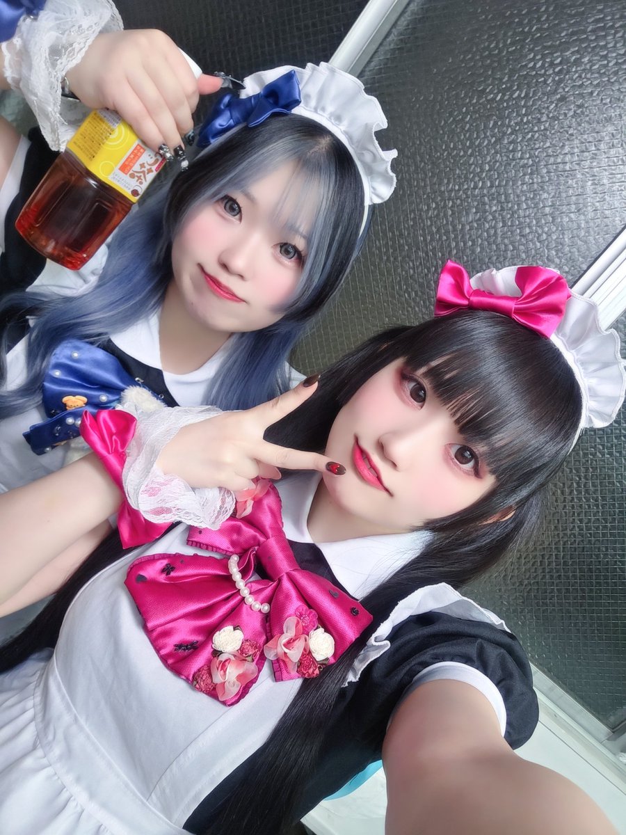 mmum_official's tweet photo. Fairy−Tales大阪さんにてTD IDOL PARTY🎶 本日はこいし×あるるユニットで出演させていただきました！いつもはアイドルさんの曲中心ですが今日は2人ならではのアニソンでお届けしました🎤 
明日もFairy−Tales大阪さんにてかよはじ出演させていただきます！3人です💛🩷🩵
#まめうめ https://t.co/UHM7FcGJia