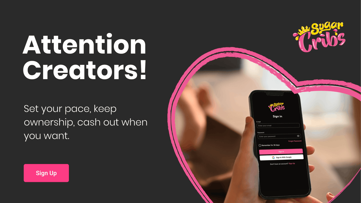 SugarCribs's tweet image. Set your pace. 🚀
Keep ownership. 🔒
Cash out when you want. 💸

Sugar Cribs puts creators first, always.

💎 Start today: sugarcribs.com

#CreatorTools #OnlineIncome #SugarCribs