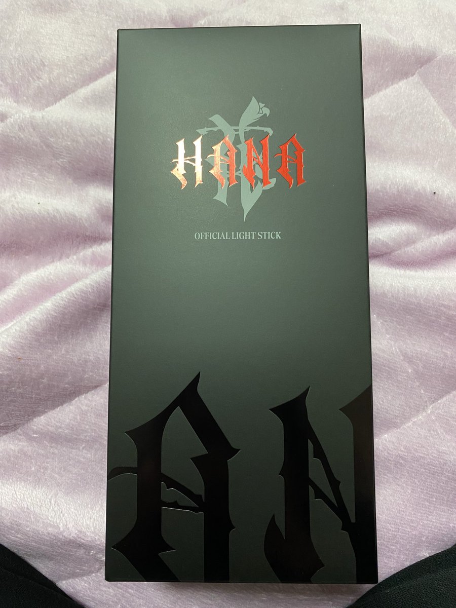 HANAのペンライト届いてた！かわいい😍 #HANA