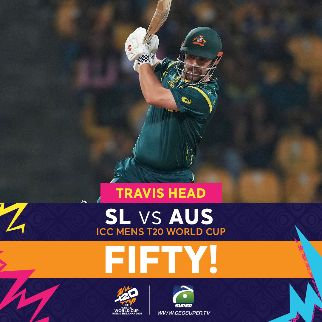 geosupertv's tweet image. Travis Head brings up his sixth T20I half-century! 👏

He rises up to the occasion in must-win game for Australia! 🙌

Follow Live: geosuper.tv/latest/53511-s…

#TravisHead #SLvAUS #T20WorldCup